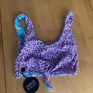 Moana bikini BNWT peacock reversible